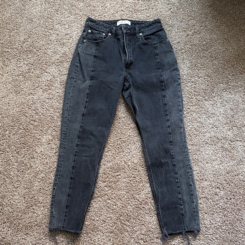 Abercrombie high rise jeans curve love
